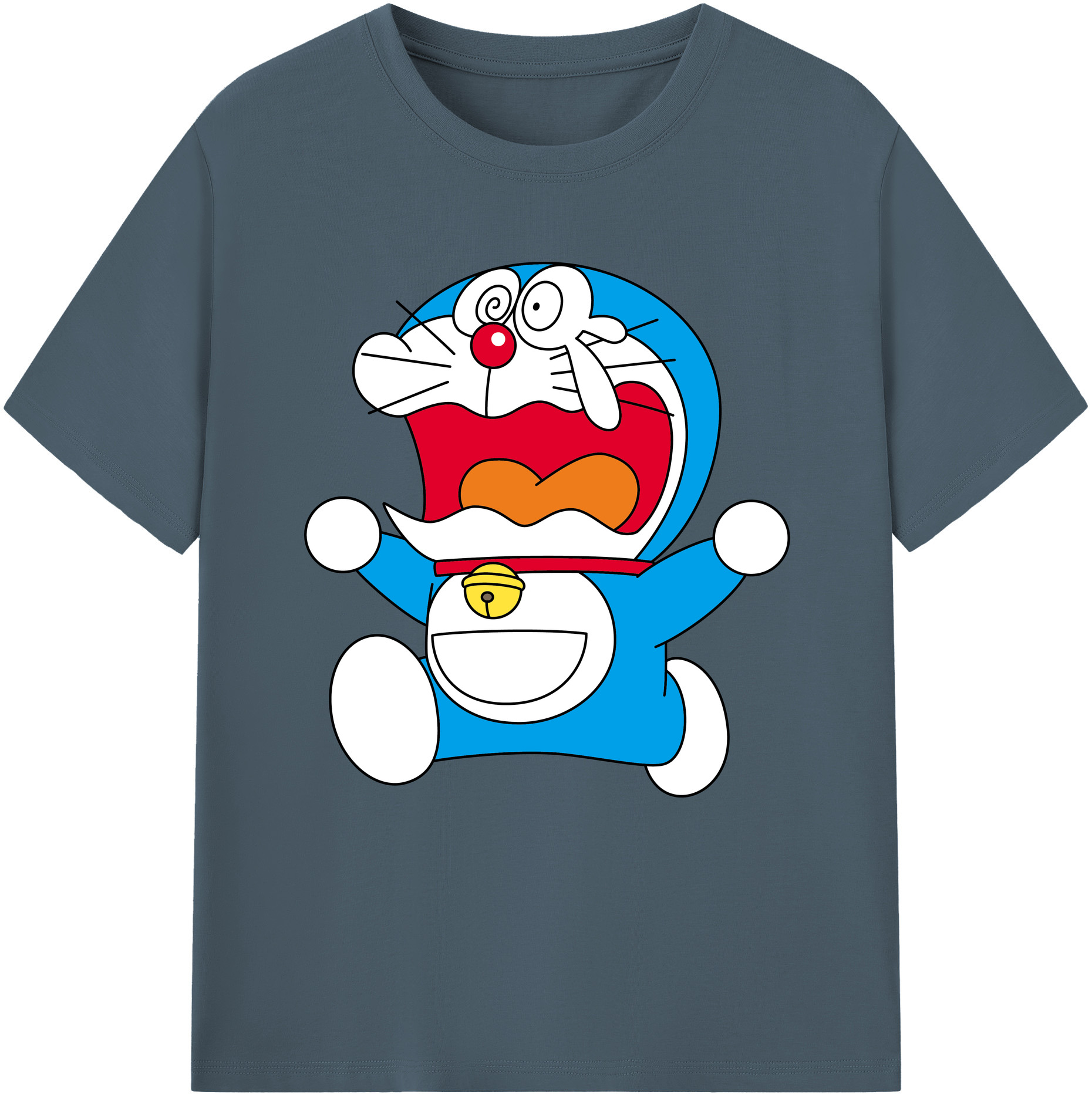 （画像用） ドラえもん Doraemon 綿100％半袖Tシャツ（フロントプリント）